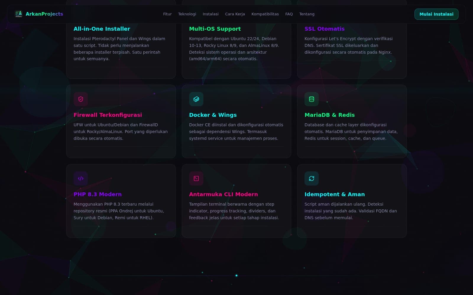 ArkanProjects — live screenshot 3