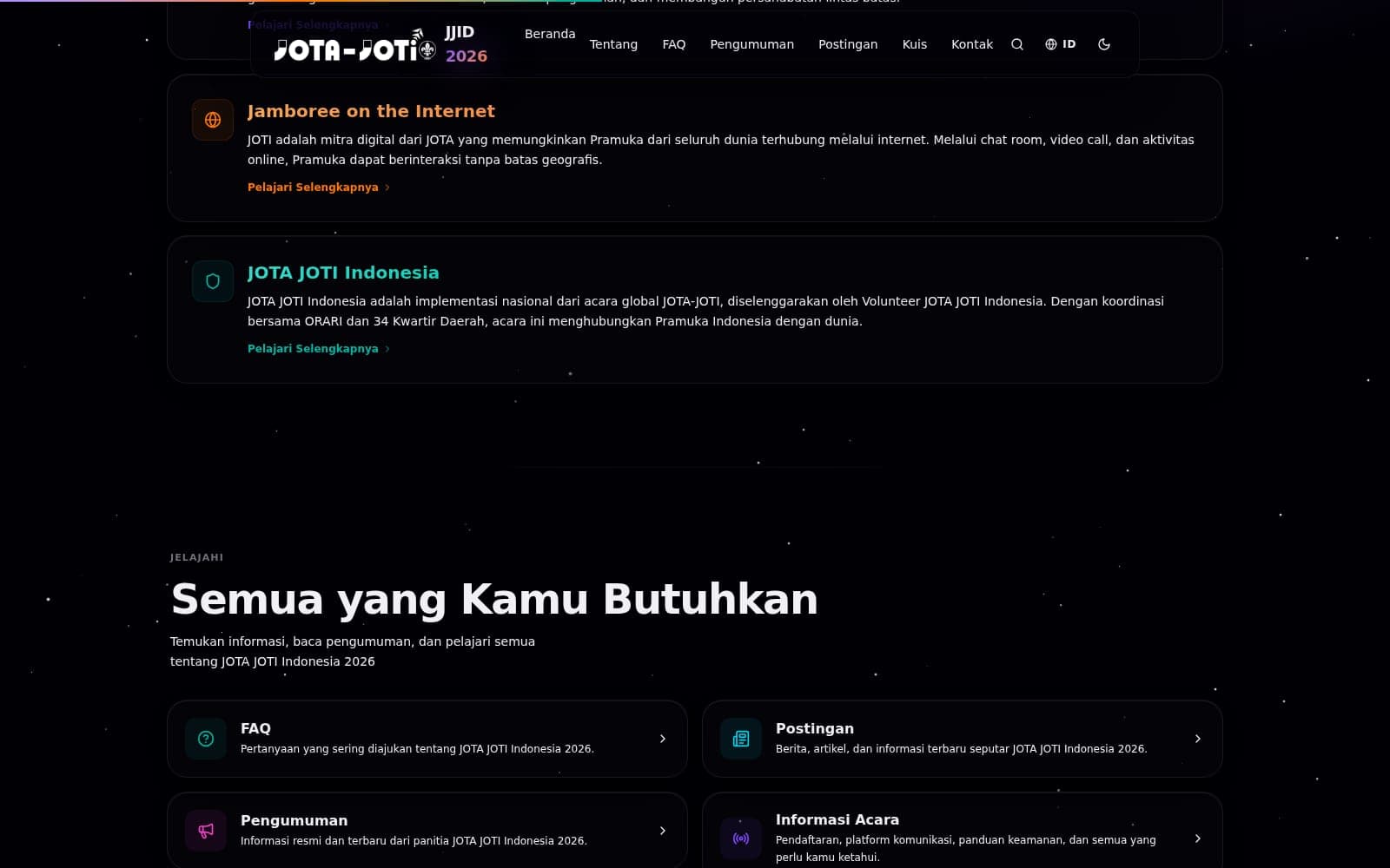 JOTA JOTI Indonesia — live screenshot 3
